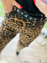 Stretch Leopard Trousers