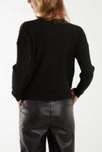 Shoulder Embellished Jumper