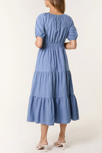 Tiered Midi Dress/Denim