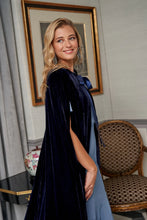 Midnight velvet cape
