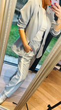 Sports Luxe Trouser Suit/Grey