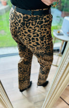 Stretch Leopard Trousers