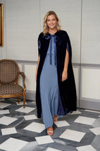 Midnight velvet cape