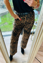 Stretch Leopard Trousers