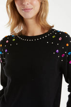 Shoulder Embellished Jumper