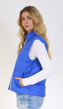 Reversible Mid-Season Down Jacket – Royal/Gold