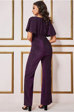 Lurex Wrap Style Jumpsuit