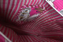 Quilted Printed Tote Bag in Pink Tropics