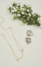 Silver Bloom Statement Earrings