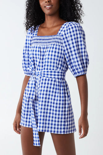 Gingham Playsuit