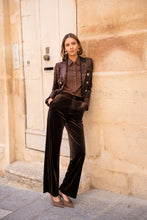 Chocolate Brown Sequin Blazer