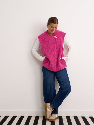 Luxe Star Gilet/Pink