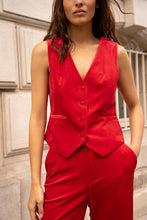 Red Velvet Waistcoat