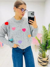 Heart Print Jumper