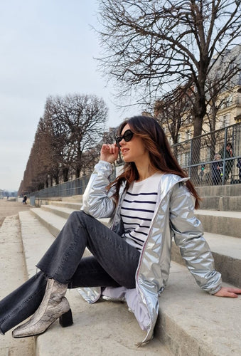 Mid-Length Padded Water-Repellent Jacket