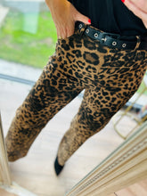 Stretch Leopard Trousers