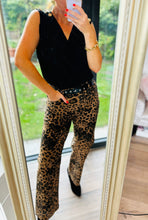 Stretch Leopard Trousers