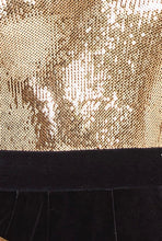 Liquid Sequin Jumpsuit/Gold