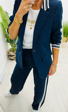 Sports Luxe Trouser Suit/Navy