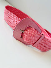 Pink Shimmer Woven Belt - KC Dresses