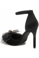 Dimante Bow Shoe/Black