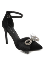 Dimante Bow Shoe/Black