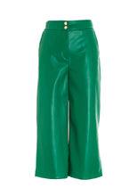 CULOTTE PANT CROPPED MADE IN ECO LEATHER - KC Dresses