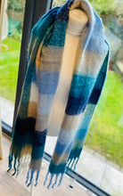 Blanket Scarf/Denim Blue