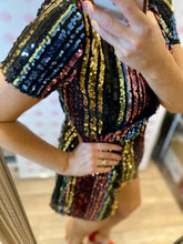 Rainbow Sequin Playsuit - KC Dresses