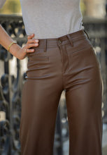 Faux Leather Culottes/Brown - KC Dresses