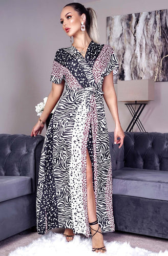 Animal Print Maxi Dress - KC Dresses