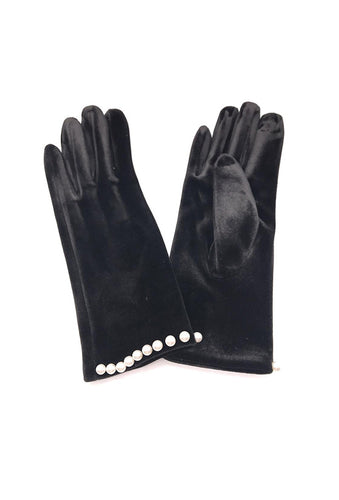 Velvet Gloves/Black - KC Dresses