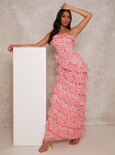 One Shoulder Printed Maxi Dress - KC Dresses