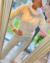 Sequin Trousers/Champagne